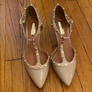 Halogen Martins Patent-Leather Pumps